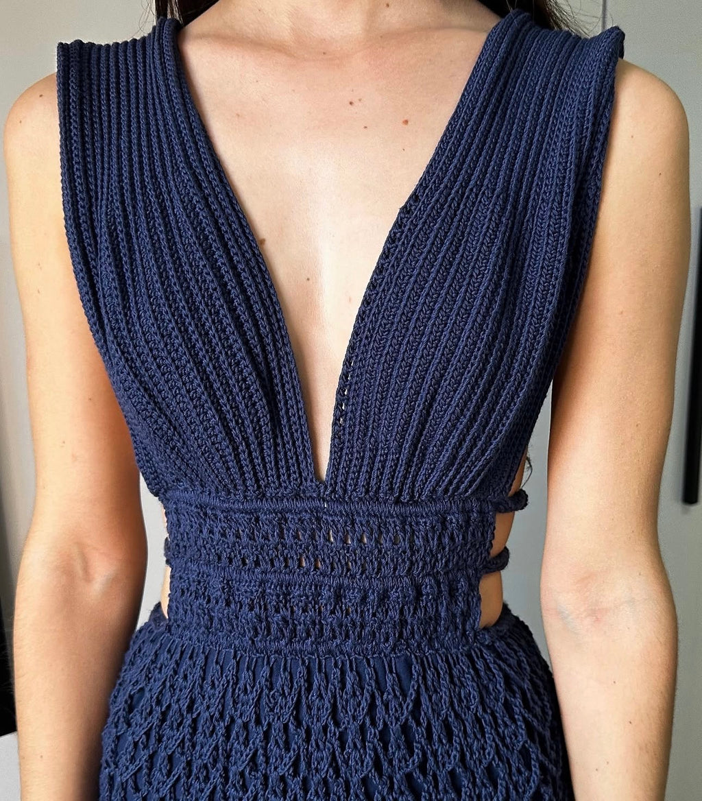 Robe longue cocktail