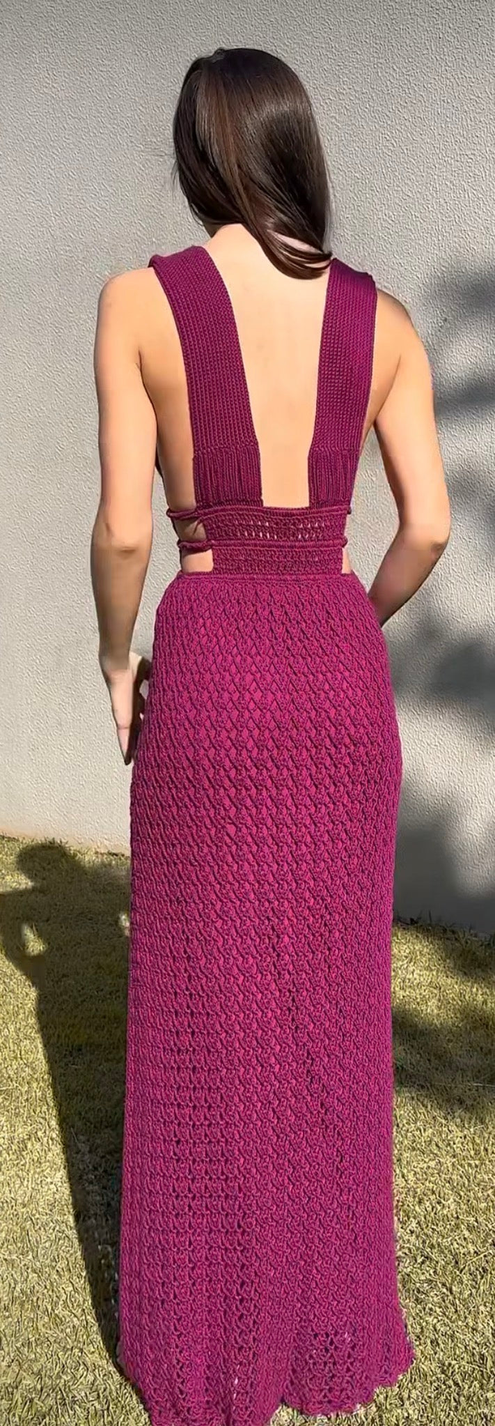 Robe longue cocktail