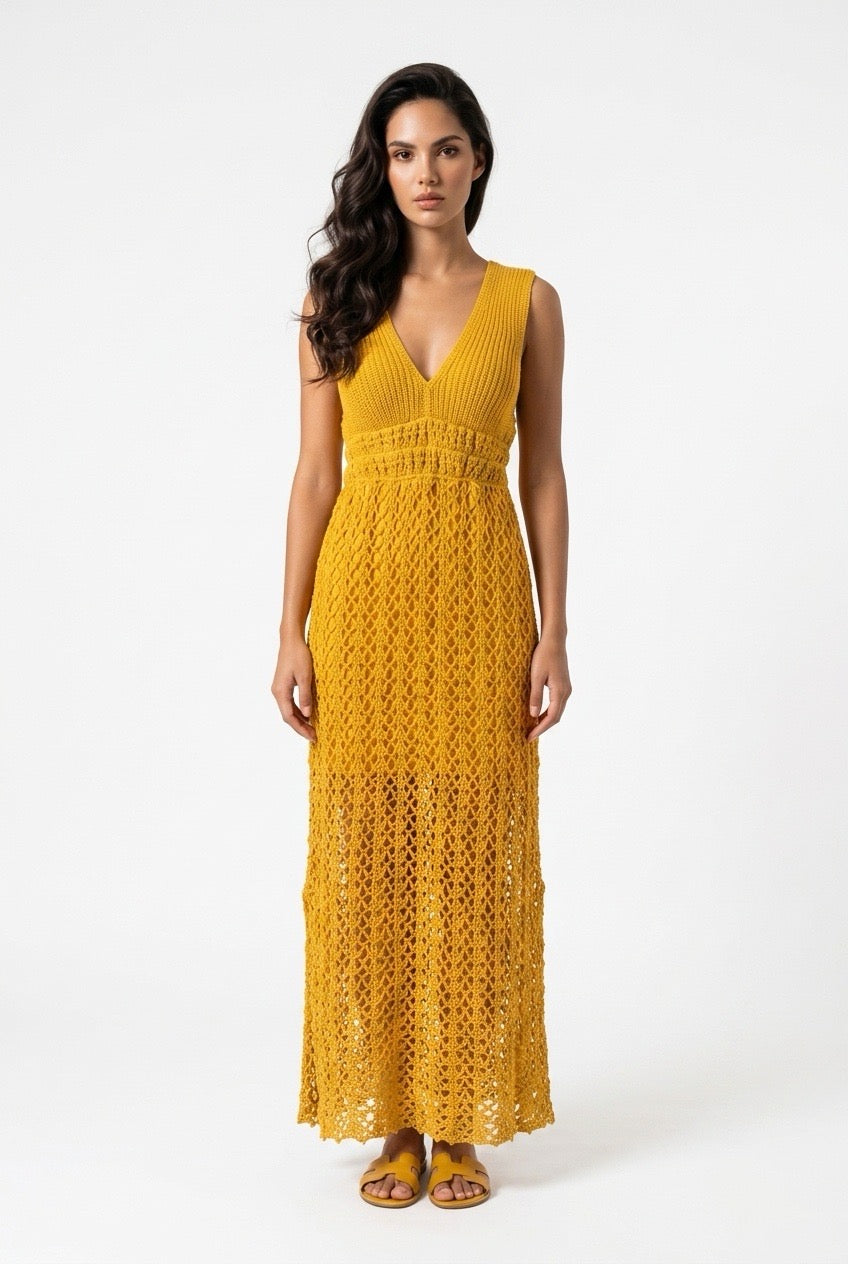 Robe longue cocktail