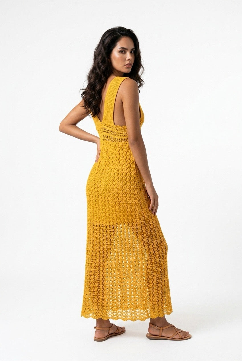 Robe longue cocktail